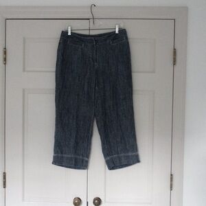J. Jill Jeans blue denim capris size 6